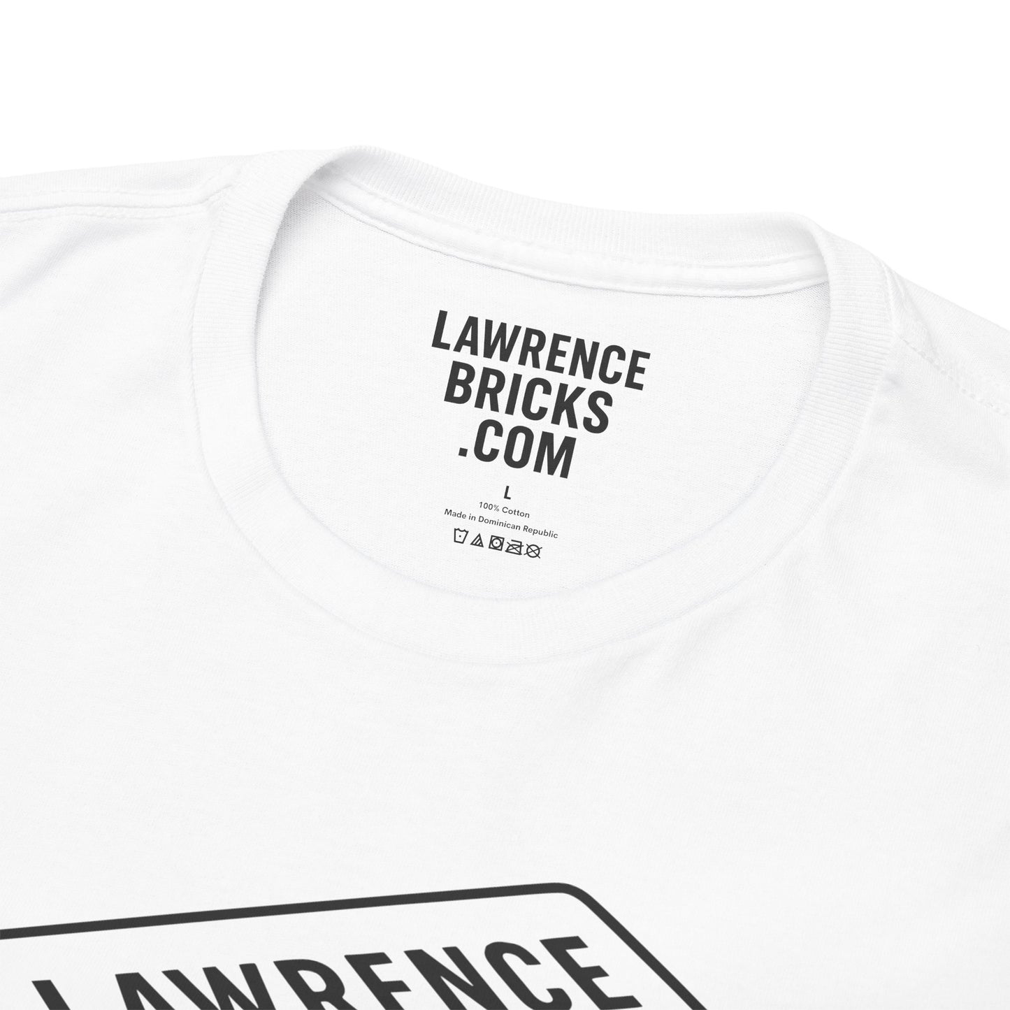 Lawrence Kansas Brick Tee - Small Logo