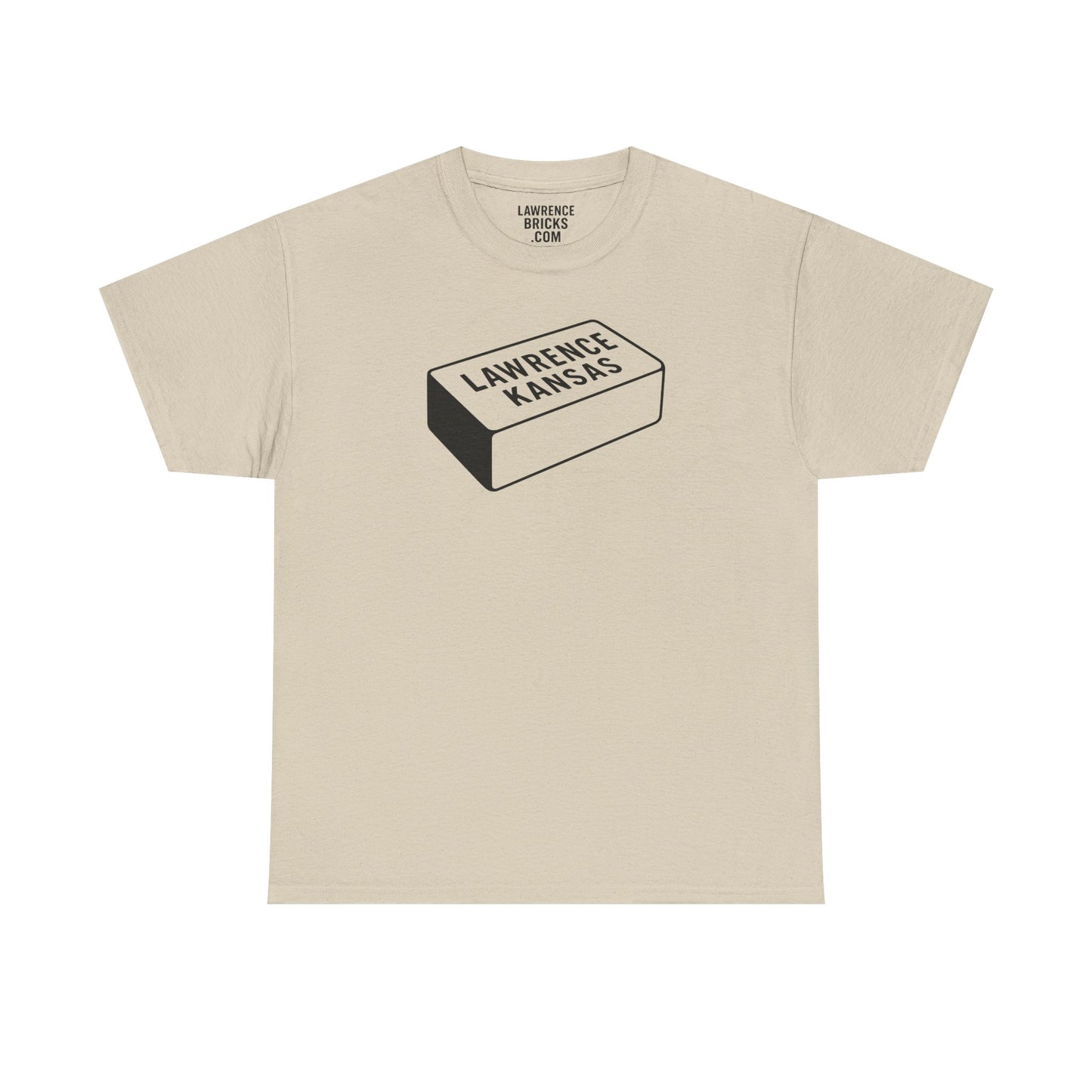 Lawrence Kansas Brick Tee - Small Logo