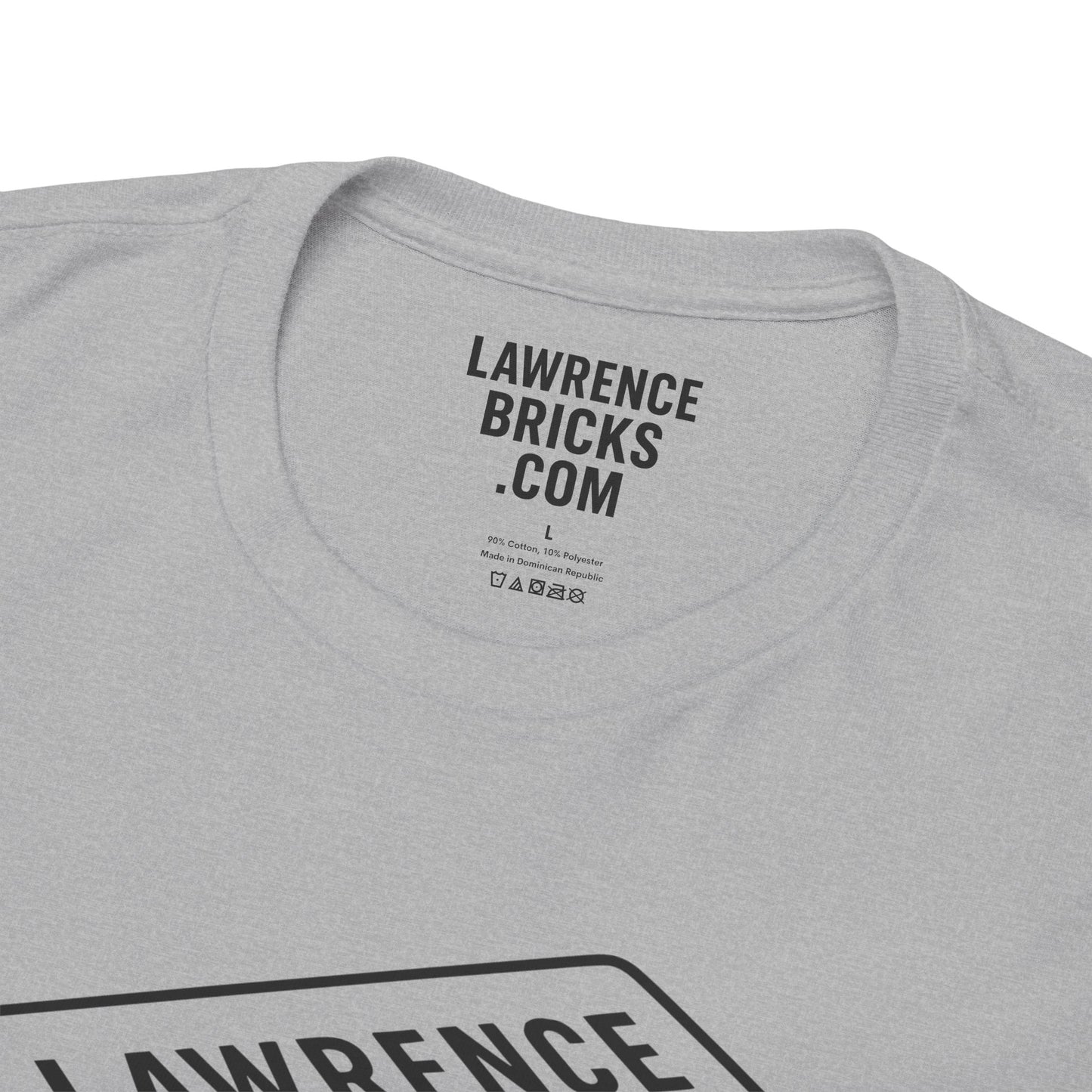 Lawrence Kansas Brick Tee - Small Logo