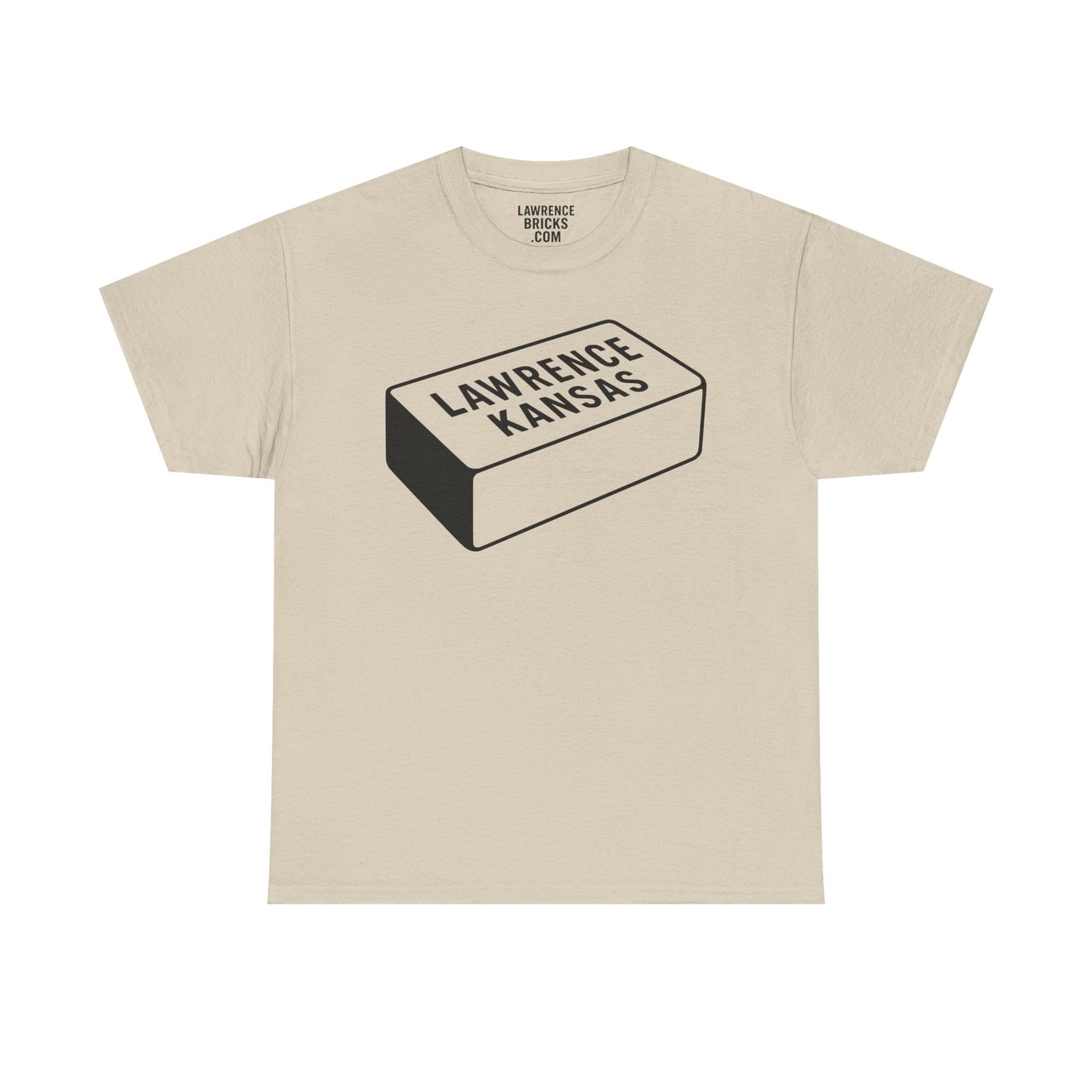 Lawrence Kansas Brick Tee - Large Logo