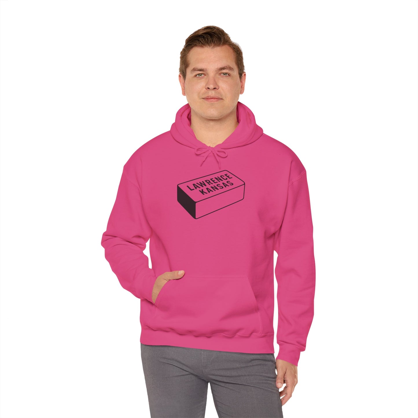 Lawrence Kansas Hoodie - Small Logo