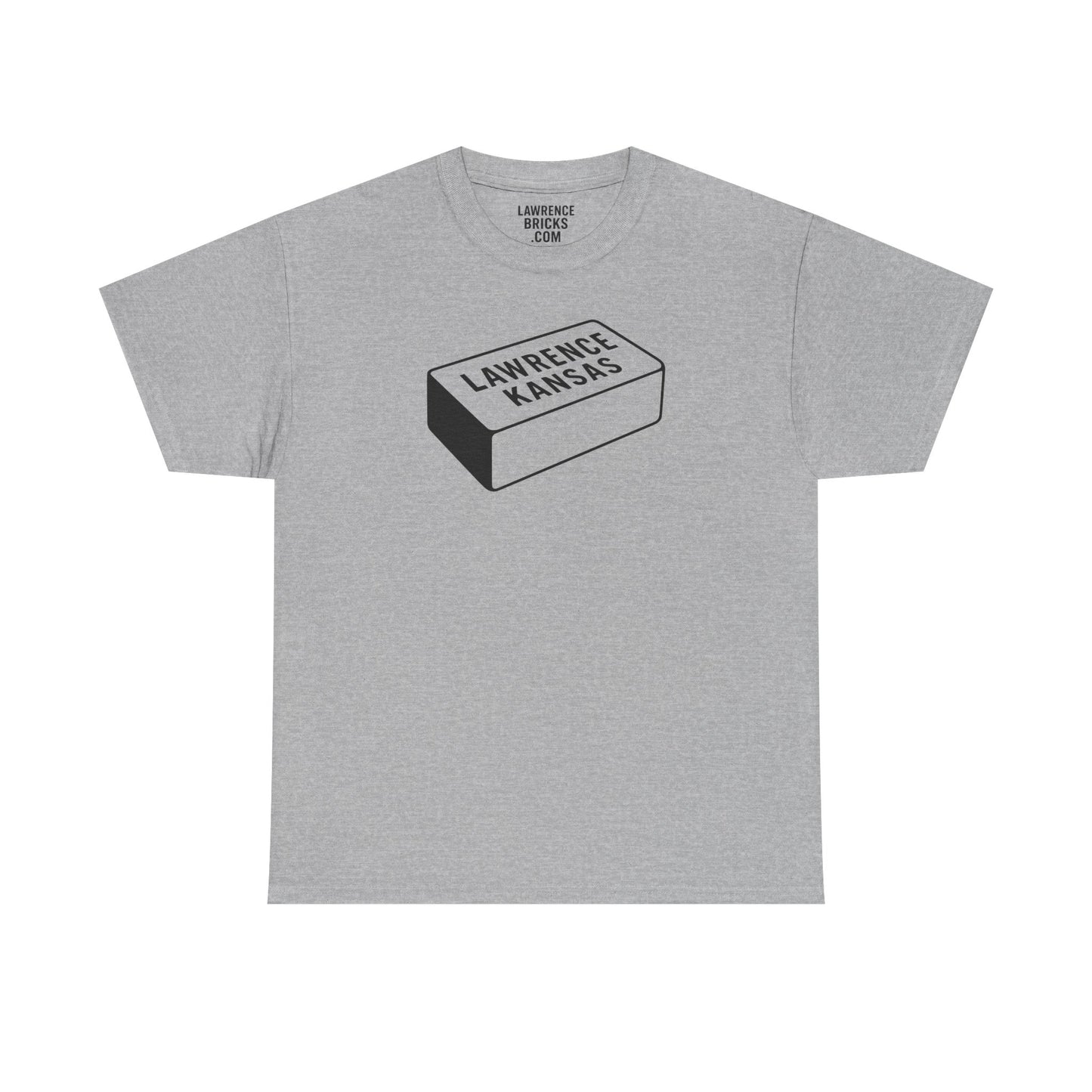 Lawrence Kansas Brick Tee - Small Logo