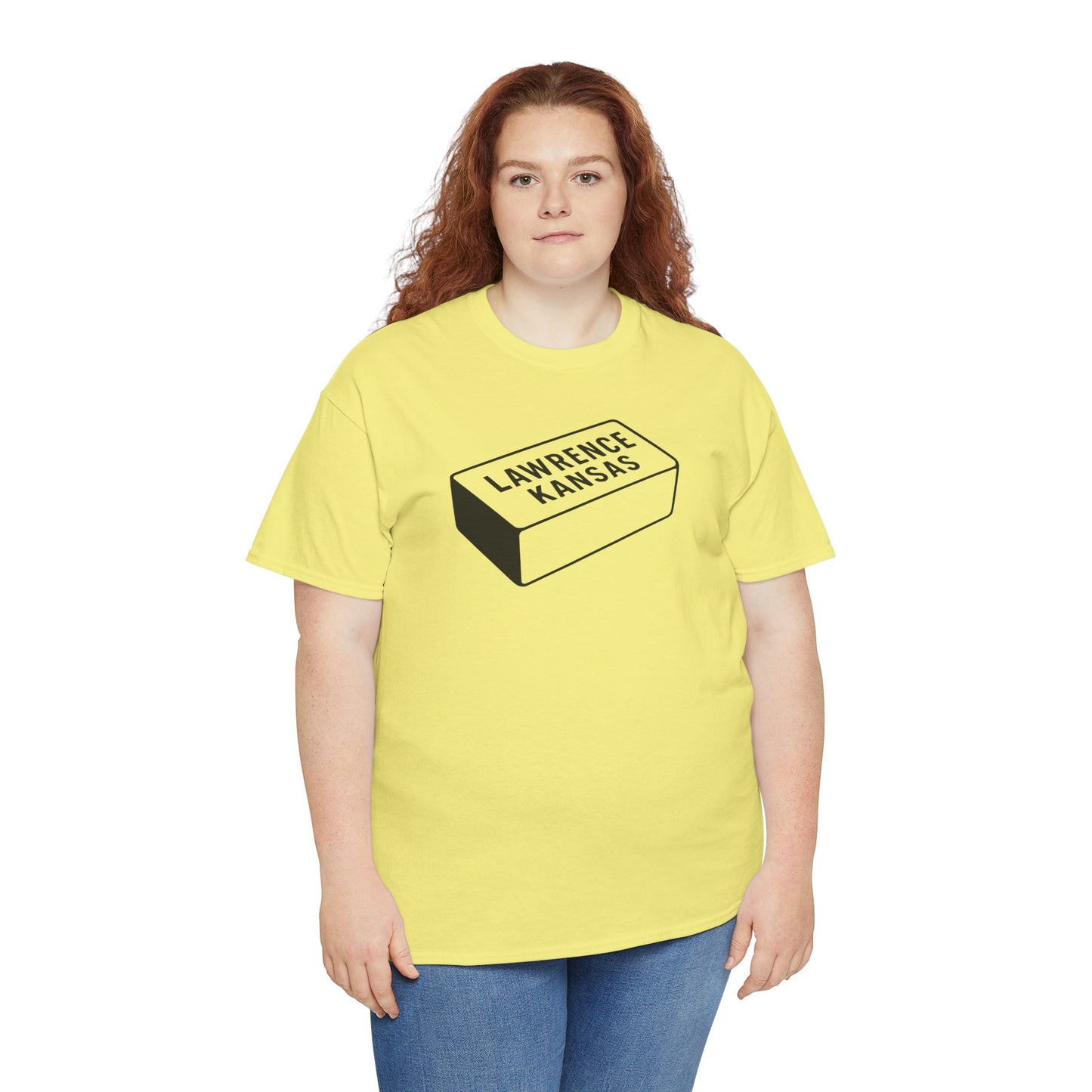 Lawrence Kansas Brick Tee - Small Logo
