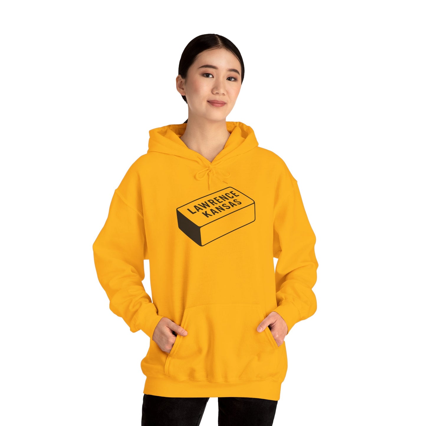 Lawrence Kansas Hoodie - Small Logo
