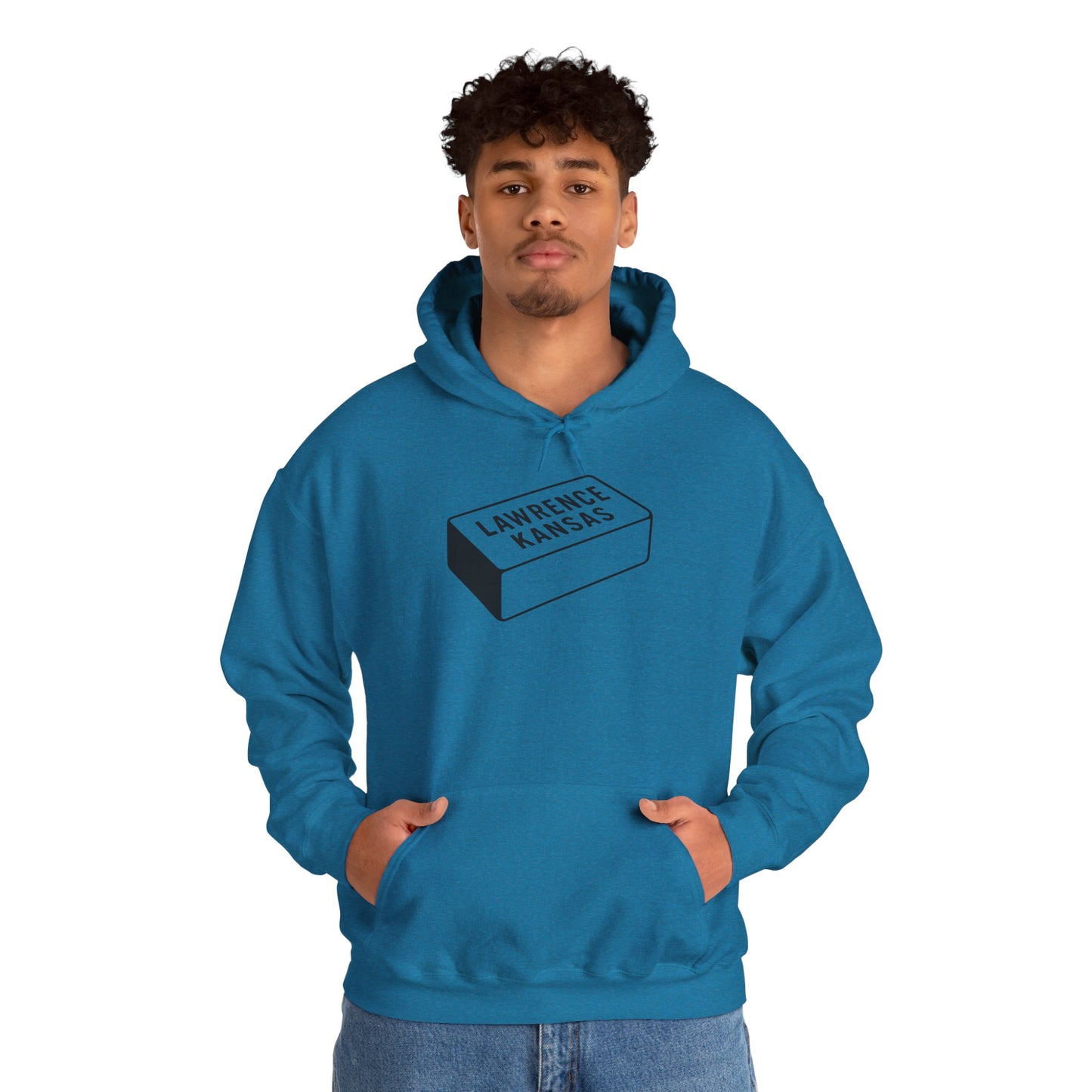 Lawrence Kansas Hoodie - Small Logo