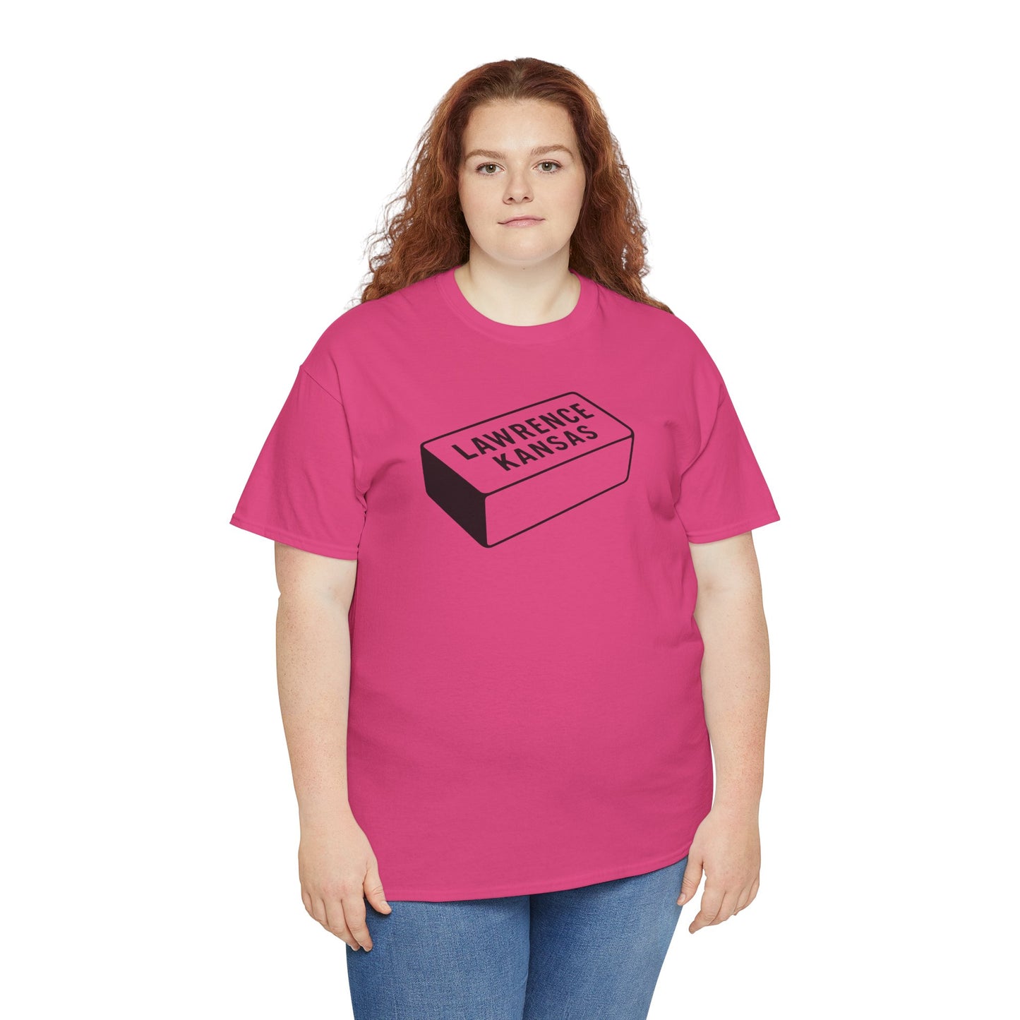 Lawrence Kansas Brick Tee - Small Logo