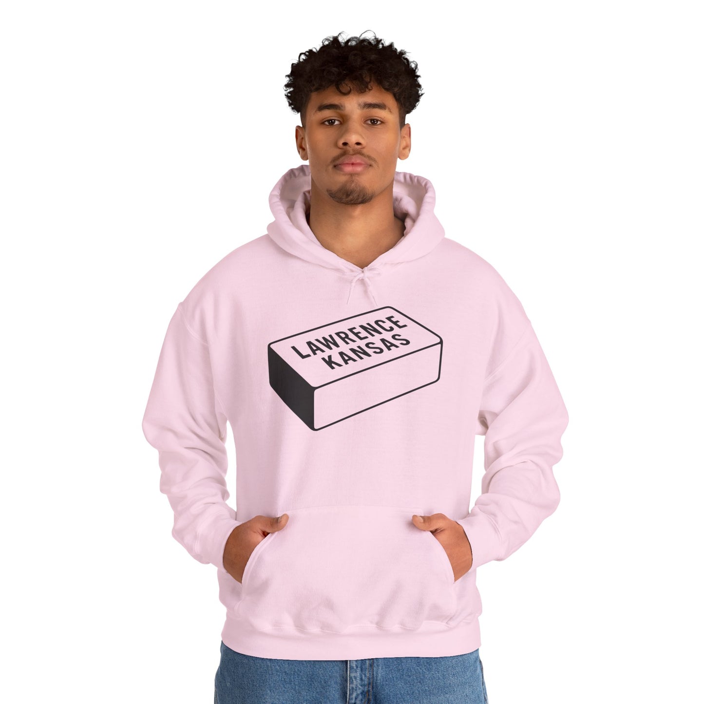 Lawrence Kansas Hoodie - Large Logo